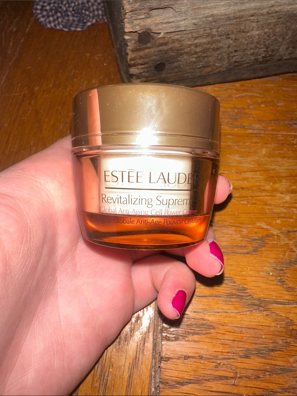 Estee Lauder Revitalizing Supreme+ Cream in Gold and Orange